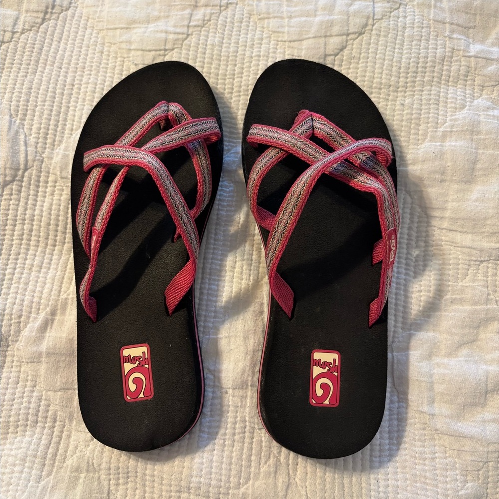 Teva Women's Sandals - Black and Pink